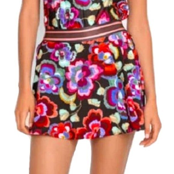 Johnny Was Calanthe Tennis/Pickleball Skirt, Multicolor - A2023-4
